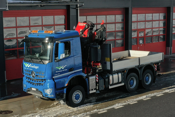 3-Achs Kipper/Kranfahrzeug